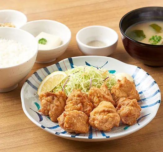 特から揚げ定食(7個)