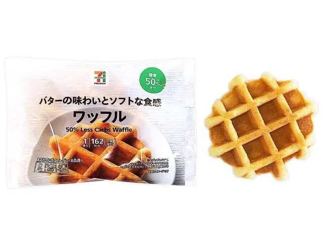 ７プレミアム　糖質５０％オフのワッフル